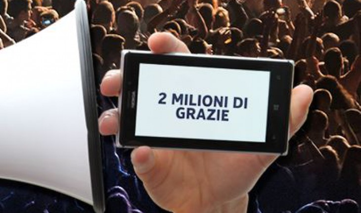 Nokia Italia festeggia i due milioni di likes alla propria fan page su Facebook