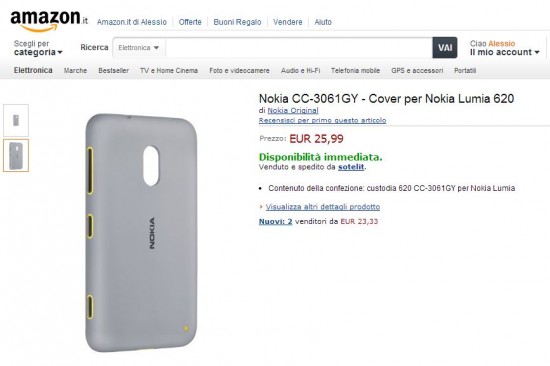 Cover CC-3061 per Nokia Lumia 620