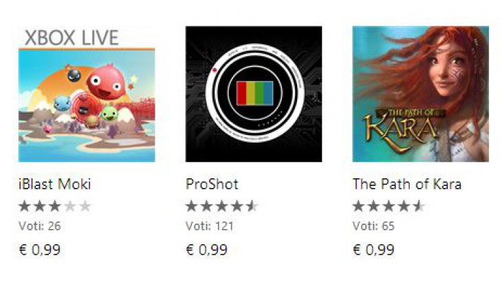 Red Stripe Deals: iBlast Moki (gioco Xbox), ProShot e The Path of Kara disponibili a prezzi scontati