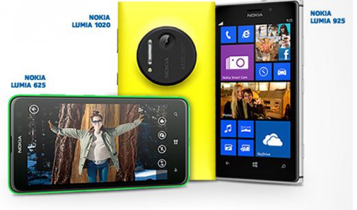 Switch To Lumia, candidati per provare gratis per una settimana i nuovi Nokia Lumia 625, 925 e 1020