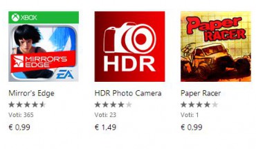 Red Stripe Deals: Mirror’s Edge (gioco Xbox), HDR Photo Camera e Paper Racer disponibili a prezzi scontati