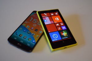 Nokia Lumia 1020 vs LG G2