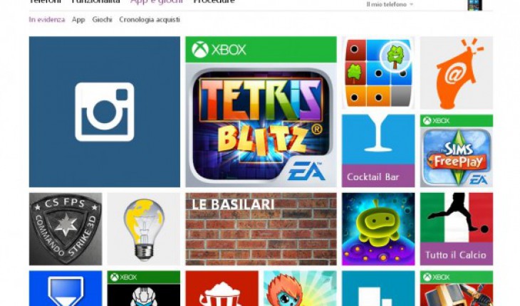 Il Windows Phone Store insidia la posizione del Google Play per fatturato totale