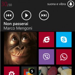 Lettore musicale WP8