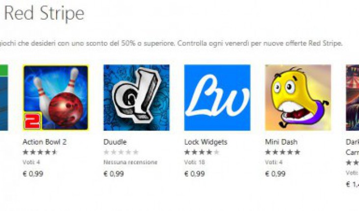 Red Stripe Deals: Carcassonne (gioco Xbox), Action Bowl 2, Mini Dash e altre 3 app scontate del 50%!