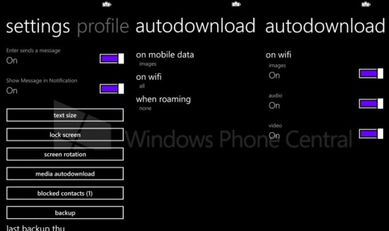 Autodownload in WhatsApp