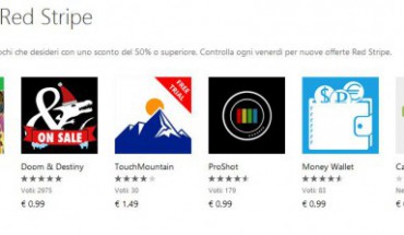 Red Stripe Deals: Shoot 1UP (gioco Xbox), Doom & Destiny, ProShot e altre 3 app scontate del 50%!