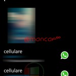 Logo WhatsApp nei contatti