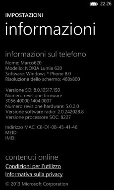 Update Lumia Black su Lumia 620