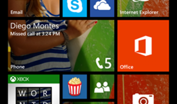 Windows Phone 8.1 Start Screen
