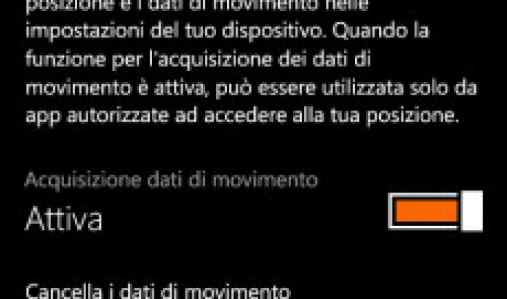 Il Nokia Lumia 630 potrà essere utilizzato anche come contapassi grazie al SensorCore