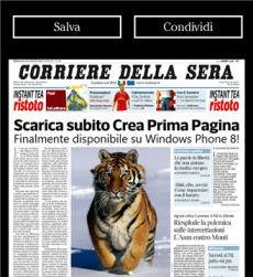 Crea Prima Pagina