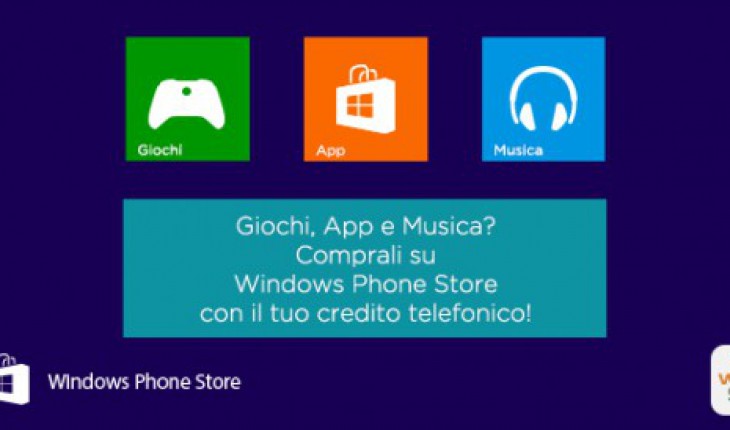 Wind annuncia ufficialmente l’attivazione del servizio per l’acquisto delle app tramite credito telefonico