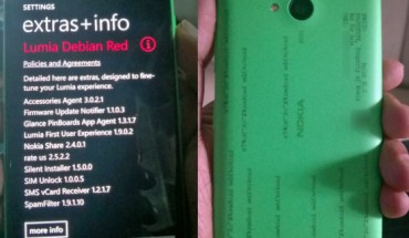 Nokia Lumia 730 con firmware “Debian Red”, ecco le prime foto che lo ritraggono
