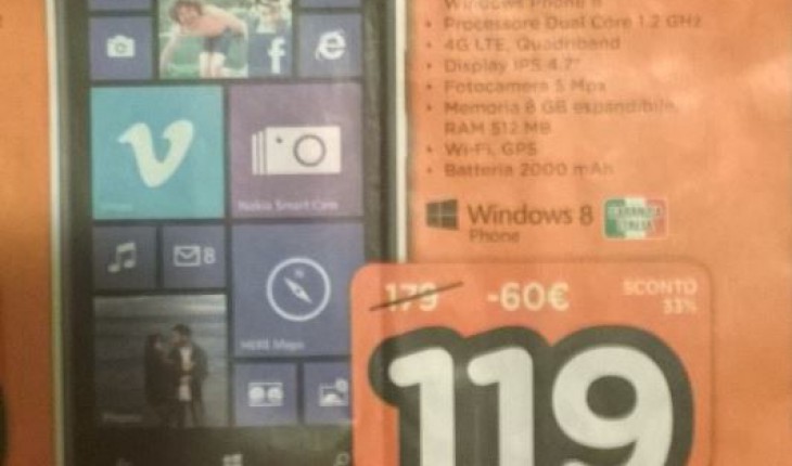Nokia Lumia 625 a soli 119 Euro presso alcuni negozi Unieuro [Aggiornato]