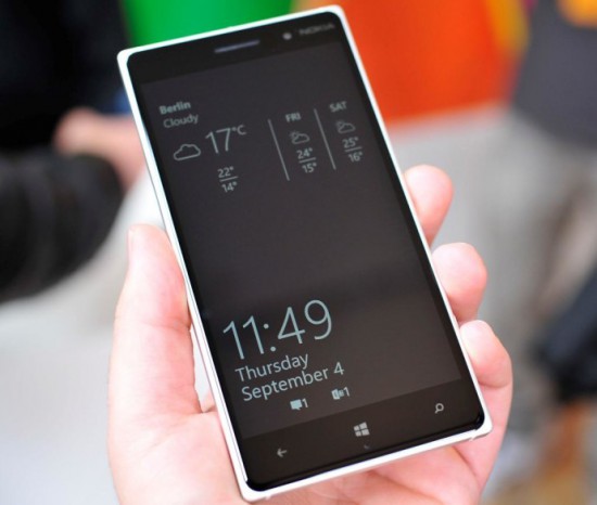 Nokia Glance con Lumia Denim