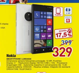 Offerta Nokia Lumia 830