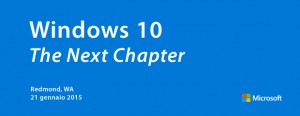 Winodws 10 - The Next Chapter