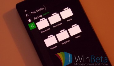 Windows 10 per smartphone, foto della nuova app File Explorer che sostituirà Gestione File