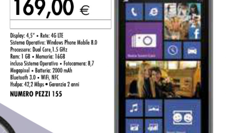 Nokia Lumia 925 a soli 169 Euro presso i negozi IperCoop [Aggiornato]