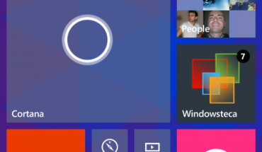 Tile di Windows 10 Preview