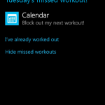 Fitness Tracking in Cortana
