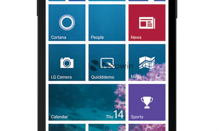 presunto nuovo Windows Phone di LG