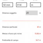 DoF Calculator