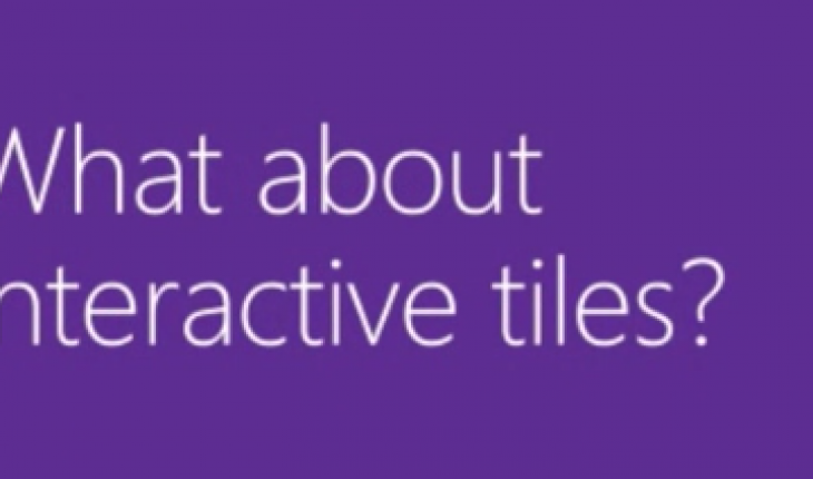 Microsoft ribadisce che le Tile interattive arriveranno in Windows 10