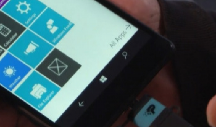 Windows 10 per smartphone, video demo del supporto a USB OTG e del supporto nativo alla stampa wireless