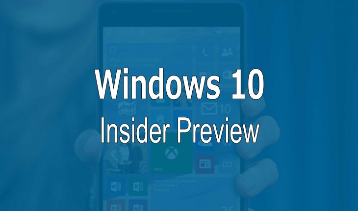 Microsoft rilascia la Build 10586 per gli insider di Windows 10 Mobile Preview [Aggiornato]
