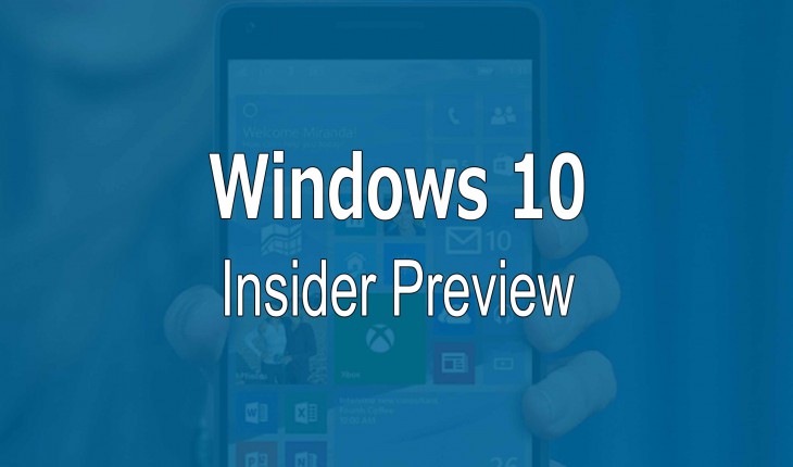 Windows 10 Mobile Preview, disponibile al download la nuova Build 10080