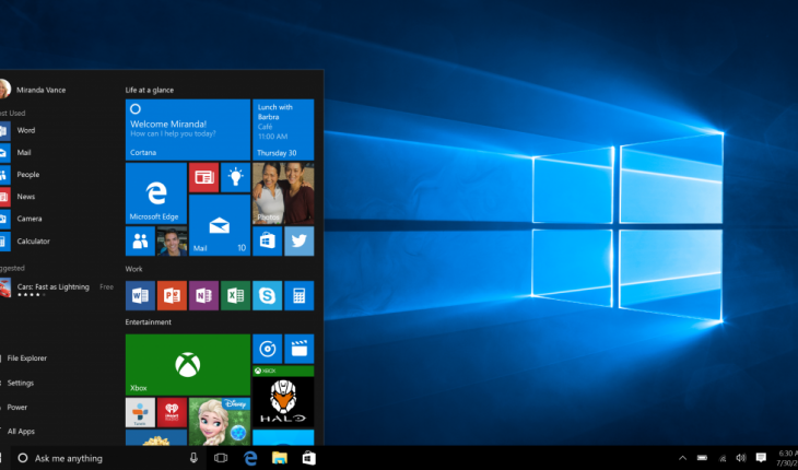 Windows 10 è stato installato su 18,5 milioni di PC, e non su 67 milioni