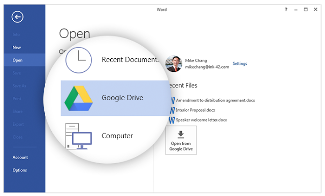 Google Drive in Office