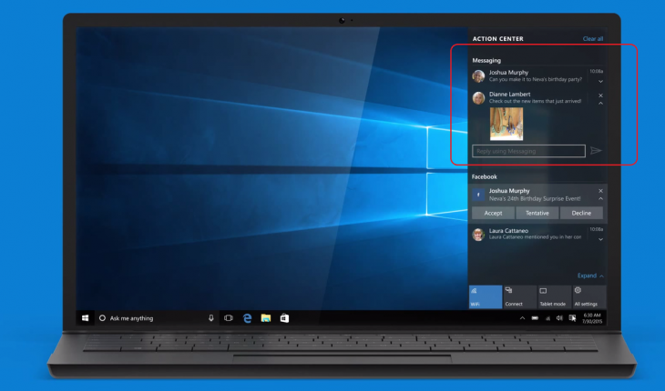 Un nuovo video su Windows 10 per PC fornisce dettagli sull’integrazione dell’app Messaggi