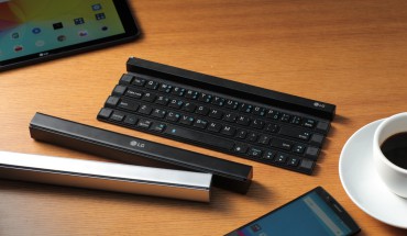 LG Rolly Keyboard, la tastiera bluetooth per dispositivi mobili che si arrotola