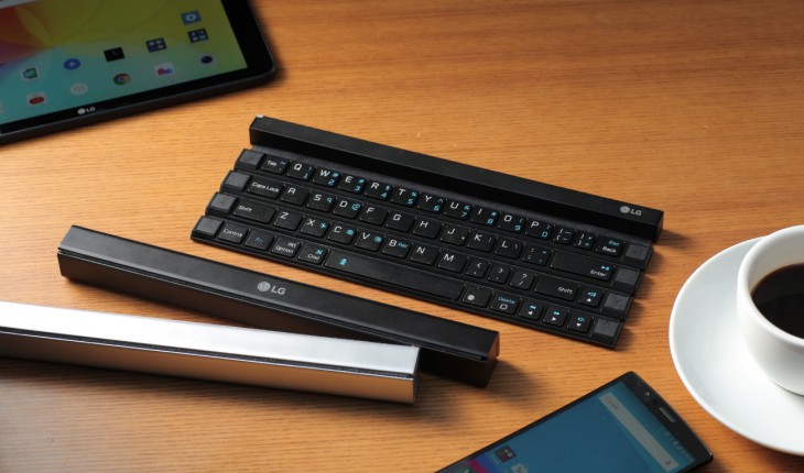 LG Rolly Keyboard, la tastiera bluetooth per dispositivi mobili che si arrotola