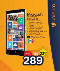 Nokia Lumia 930 in offerta