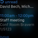 Outlook per Apple Watch