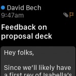 Outlook per Apple Watch