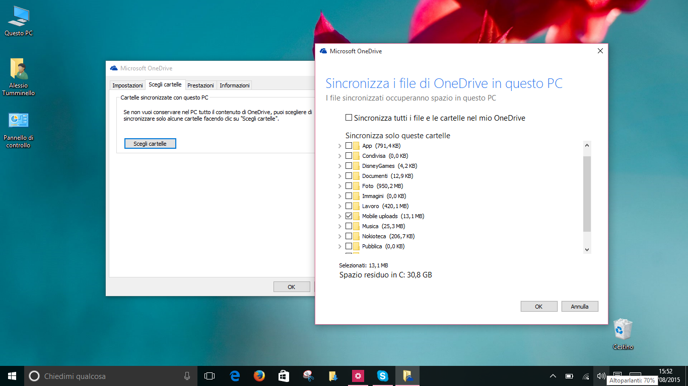 OneDrive su Windows 10