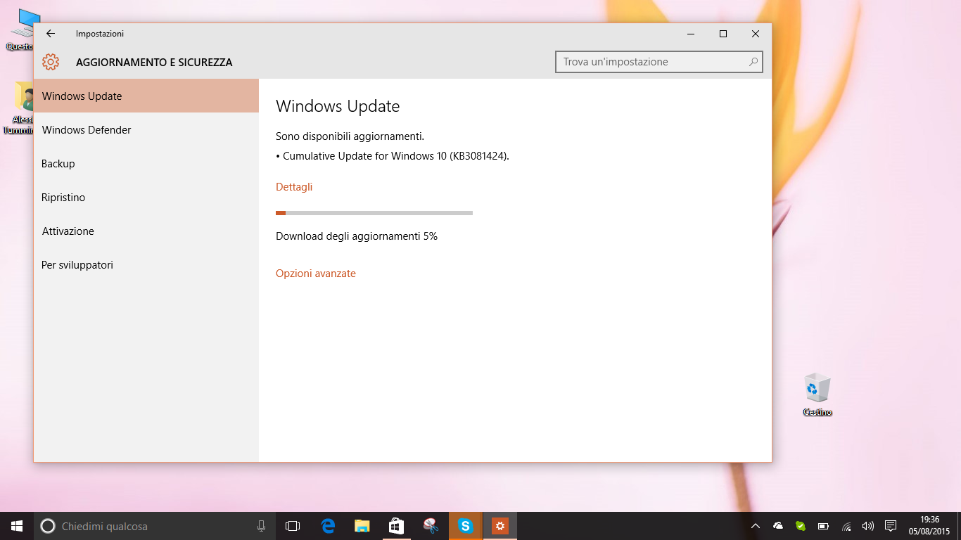 Cumulative Update Windows 10