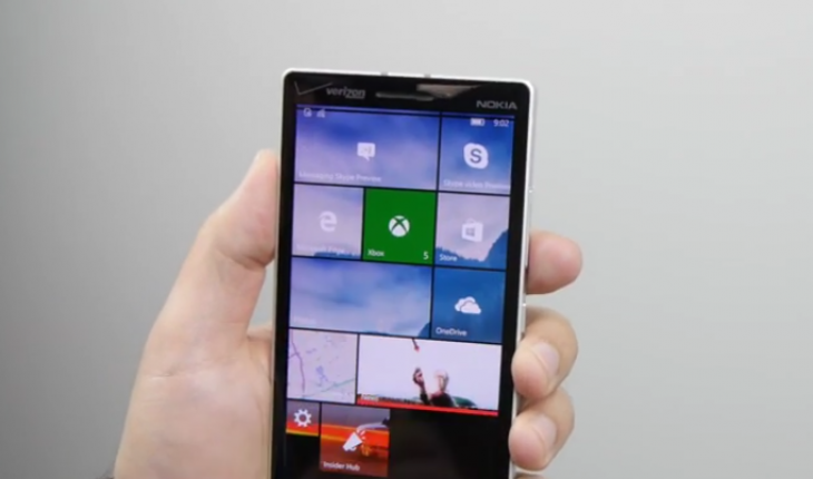 Video hands-on della Build 10536 di Windows 10 Mobile Preview