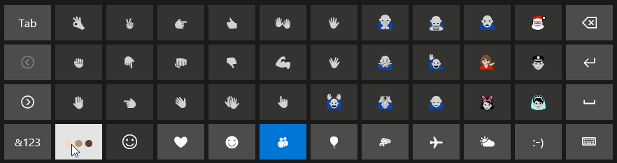 Emojis su Tastiera di Windows 10