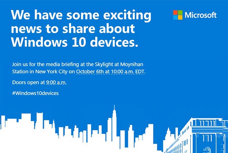 Evento "Windows 10 devices"