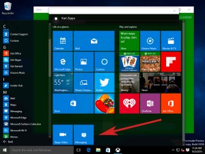 Build 10558 (leaked) di Windows 10