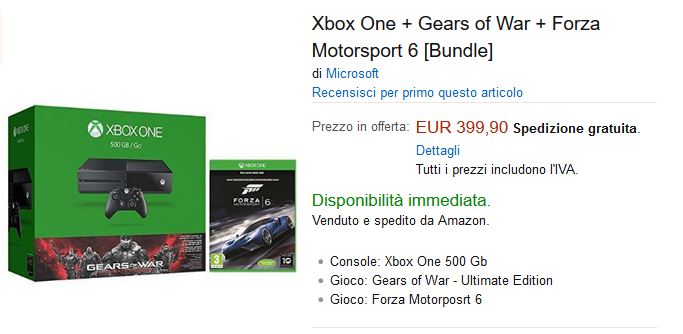 Bundle Xbox One + Forsa 6