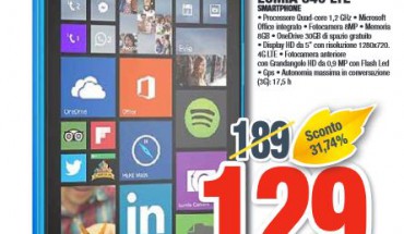 Offerta Comet: Lumia 640 LTE a 129 Euro e Lumia 635 a 69,90 Euro