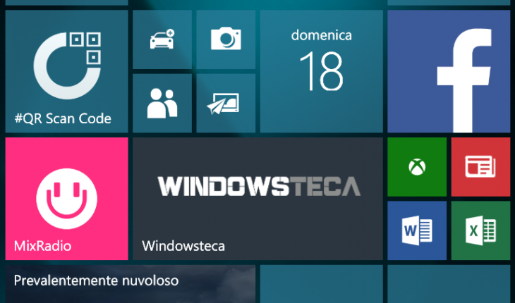 Build 10549 di Windows 10 Mobile, come impostare 4 colonne di tiles anche sui display di piccole dimensioni