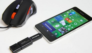 Lumia 950 e il supporto a USB OTG per l’uso di chiavette, mouse, tastiere e microfoni (video)